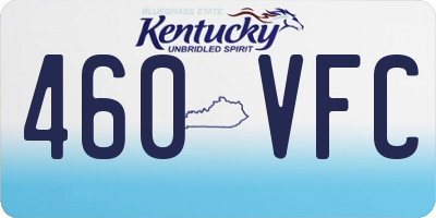KY license plate 460VFC