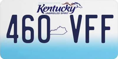 KY license plate 460VFF