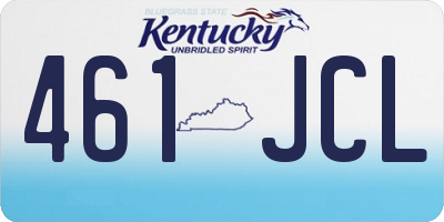 KY license plate 461JCL