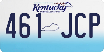 KY license plate 461JCP