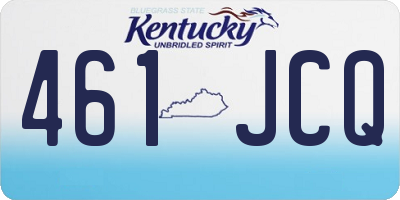 KY license plate 461JCQ