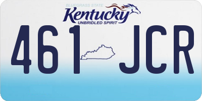KY license plate 461JCR