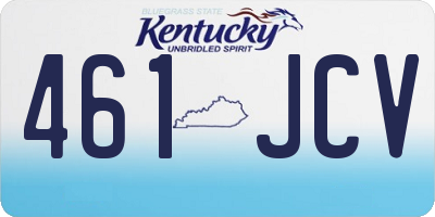 KY license plate 461JCV