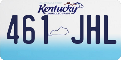 KY license plate 461JHL
