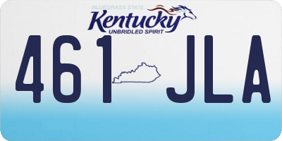 KY license plate 461JLA
