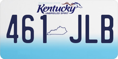 KY license plate 461JLB