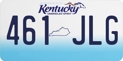 KY license plate 461JLG