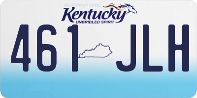 KY license plate 461JLH