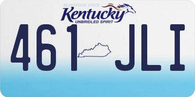 KY license plate 461JLI