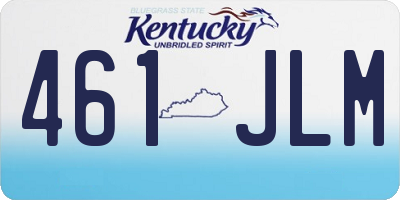 KY license plate 461JLM