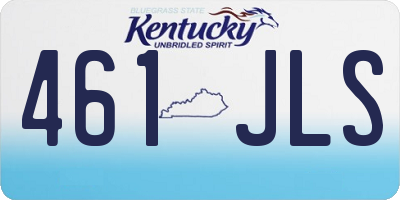 KY license plate 461JLS