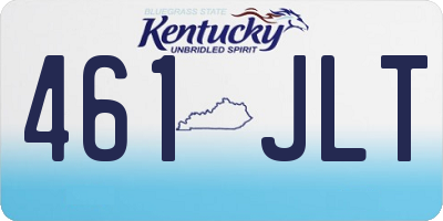 KY license plate 461JLT