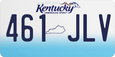 KY license plate 461JLV