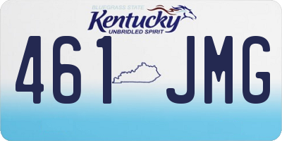 KY license plate 461JMG