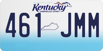 KY license plate 461JMM