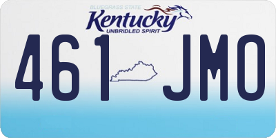 KY license plate 461JMO