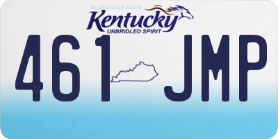 KY license plate 461JMP