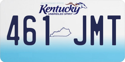 KY license plate 461JMT
