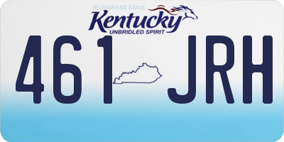 KY license plate 461JRH