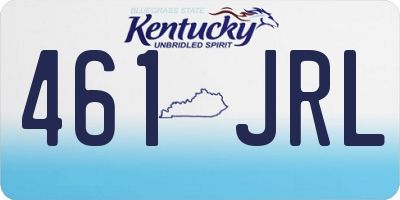KY license plate 461JRL