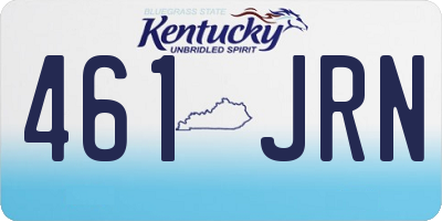 KY license plate 461JRN