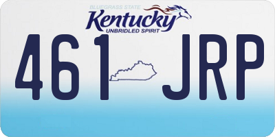 KY license plate 461JRP