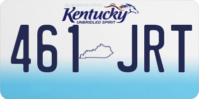 KY license plate 461JRT