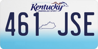 KY license plate 461JSE