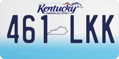 KY license plate 461LKK