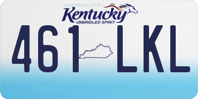 KY license plate 461LKL