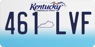 KY license plate 461LVF