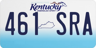 KY license plate 461SRA