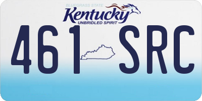 KY license plate 461SRC