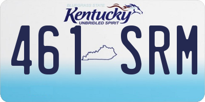 KY license plate 461SRM