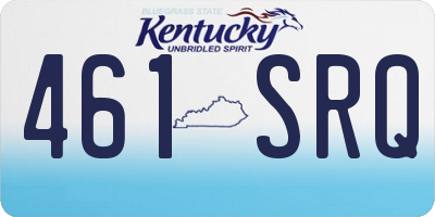 KY license plate 461SRQ