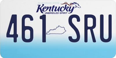 KY license plate 461SRU