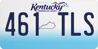 KY license plate 461TLS