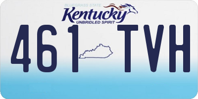 KY license plate 461TVH