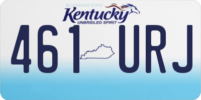 KY license plate 461URJ