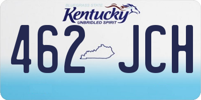 KY license plate 462JCH