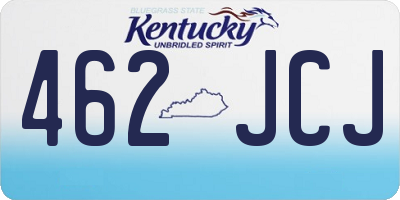 KY license plate 462JCJ