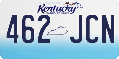 KY license plate 462JCN