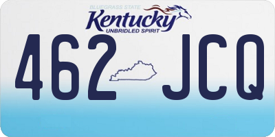 KY license plate 462JCQ
