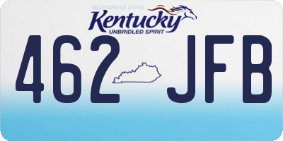 KY license plate 462JFB