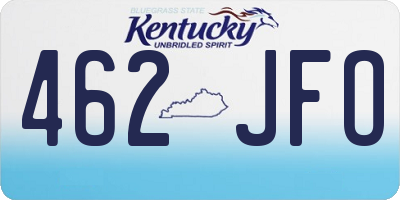 KY license plate 462JFO