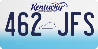KY license plate 462JFS
