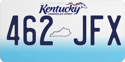 KY license plate 462JFX