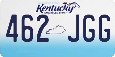 KY license plate 462JGG