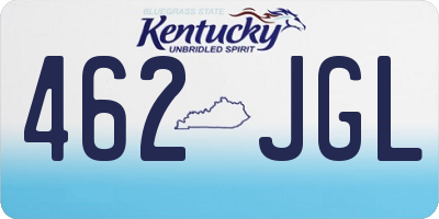 KY license plate 462JGL
