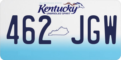 KY license plate 462JGW